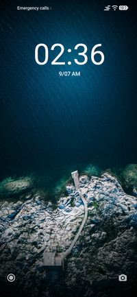 Blue sea