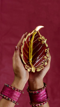 India-Diwali lamp
