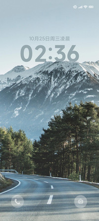 景深治愈雪山