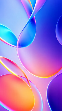 Translucent Colorful Gradient Shape