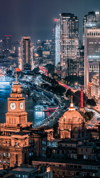 外滩璀璨迷人的夜景