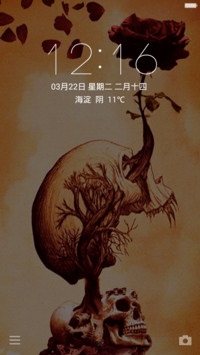 玫瑰骷髅
