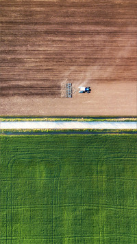Beautiful view of the farmland