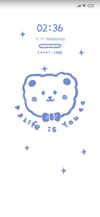 Blue sticky bear