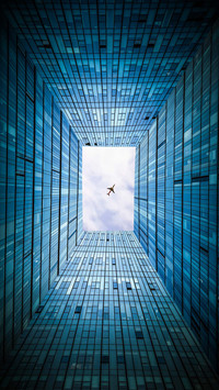 Architectural courtyard