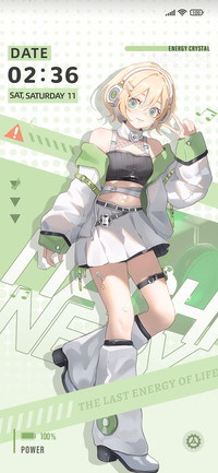 Electronic girl