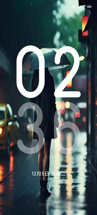 下雨特效 雨夜