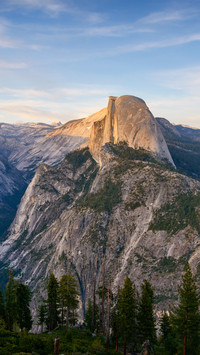 Dusk in yosemite national park