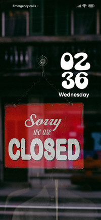 Shop Closed
