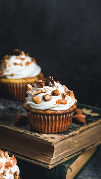 Chocolate Cupcakes muffins moody light low key