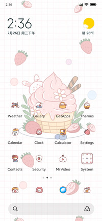 Strawberry cream