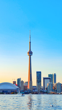 The Toronto skyline with urban architecture