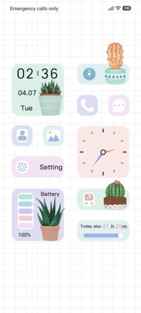 Succulent Widget