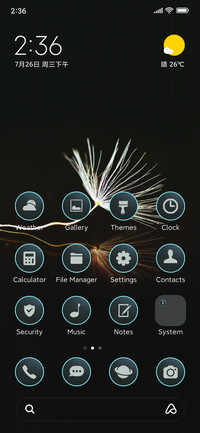 minimal dandelion