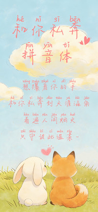 和你私奔拼音体