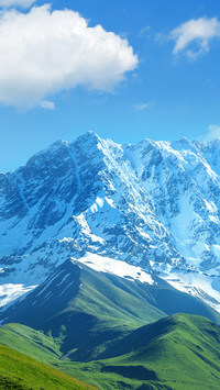 草原与雪山-锐景创意