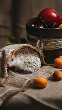 Foraging Hedgehog-01
