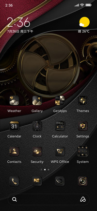 Luxury black gold