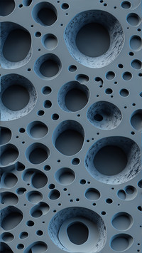hole on metallic