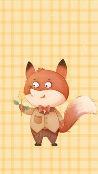 Cute pet fox