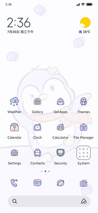 Cute penguin
