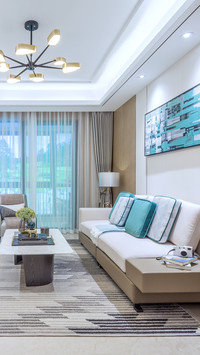 Modern luxury living room 71