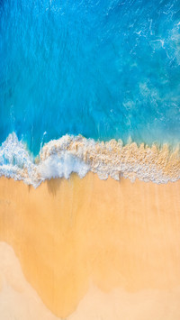 Blue coastline