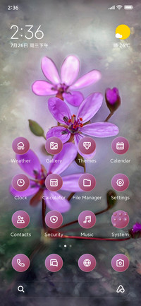 Violet Flower
