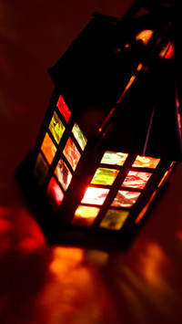 Nighttime candlelight