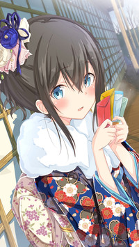 优雅和服少女