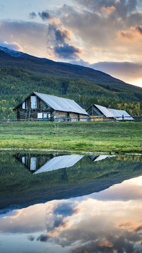 Possession is the most beautiful village in xinjiang