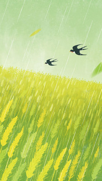雨生百谷，莫负春光