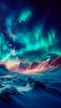Landscape Aurora Earth Planet