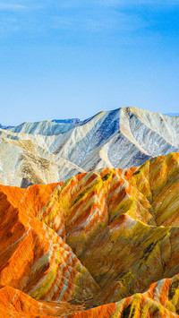 The charm of colorful danxia