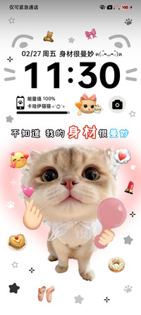 甜心小猫趣味涂鸦
