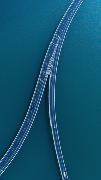 Qingdao jiaozhou bay cross sea bridge