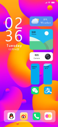 流体渐变OS