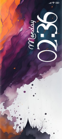 abstract splash