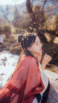古代美女的簪子
