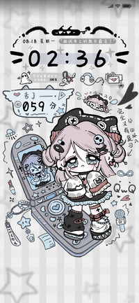 亚系学生小女孩