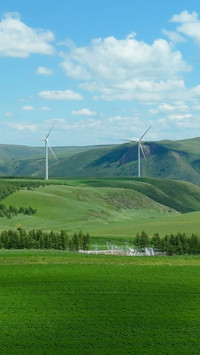 The windmill in lanternhezi