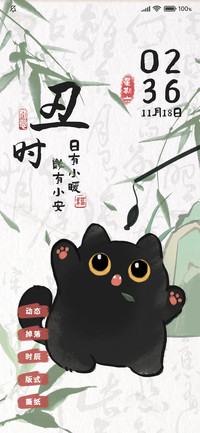 国风黑猫 十二时辰