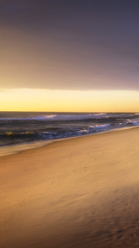 New jersey sand dunes with beautiful light and shadow