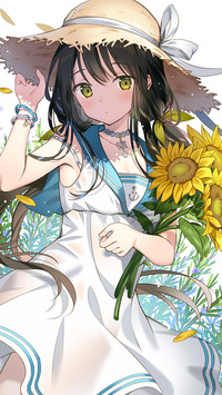 向着阳光的少女