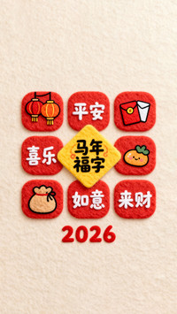 马年新壁纸 好运自然来