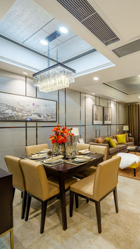Soft decoration design of hardbound room 90