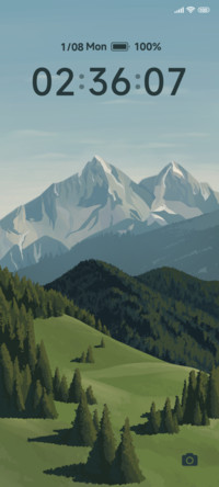 Mountain mirror