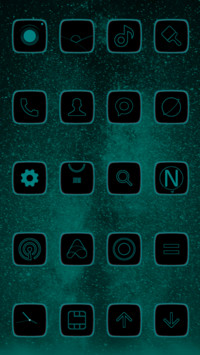 Black Teal UI