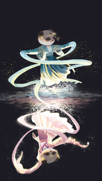 The Dancing of Jile Bears on the Dreamy Riverside