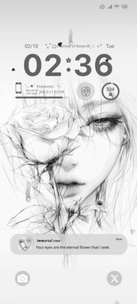 To the rose